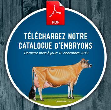 catalogue d'embrions